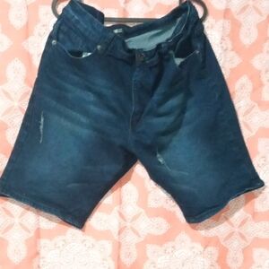 William Rast Dark Blue Jean Shorts
